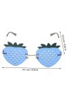 SOIMISS 5 Paires Verres à La Fraise Sans Monture Lunettes De Mode Pour Femmes Lunettes De Soleil De Mode Pour Femmes Lunettes