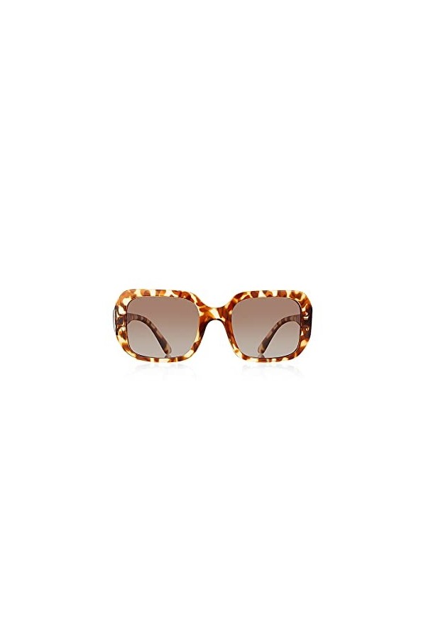Bilge Karga Jane Lunettes de Soleil Femme Homme Unisexe UV400, léopard