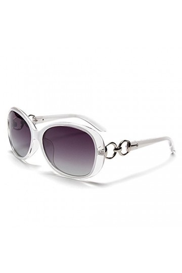 Lunettes de Soleil Polarisées Femmes, Mode Stylish Casual Lunettes de Soleil Oval Élégant UV 400 Protection - BLDEN