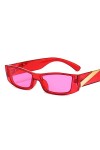 EkeNoz Lunettes de soleil rétro carrées Hip-hop à petite monture for hommes et femmes, lunettes de soleil UV400 tendance for 