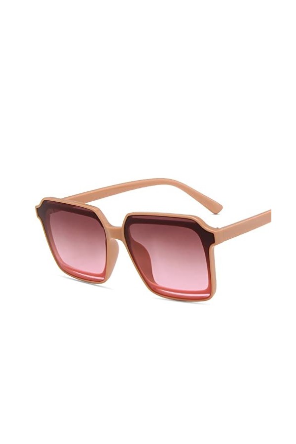 EkeNoz Lunettes de soleil carrées à grande monture for hommes et femmes, for lextérieur, tendance, Shopping, sport, cadeau 