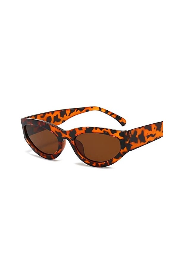 EkeNoz Lunettes de soleil de vacances en plein air à petite monture for hommes et femmes, lunettes de soleil UV400 tendance f