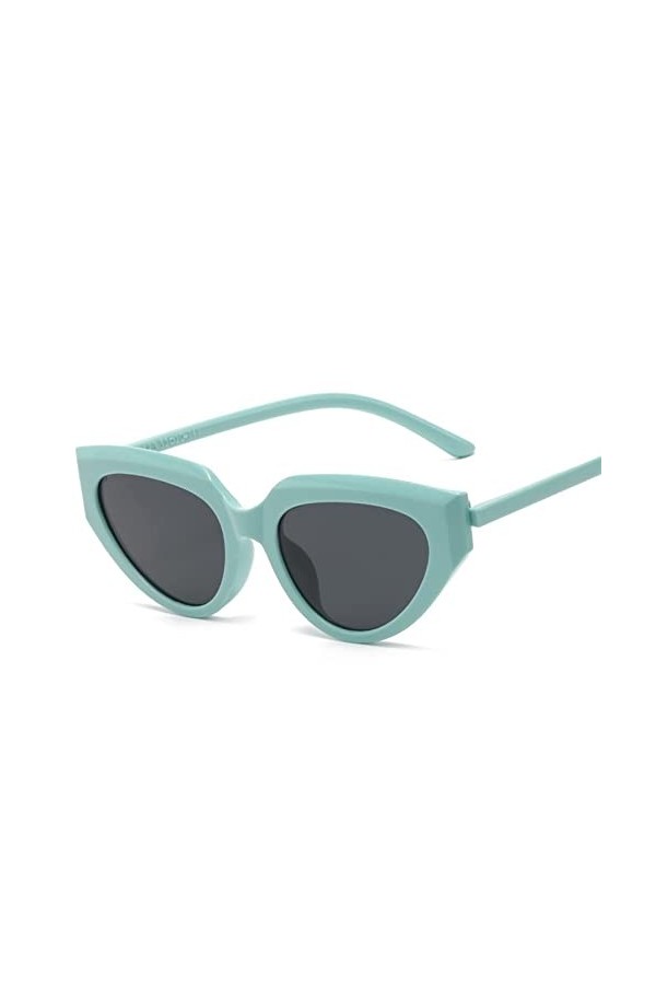 Lunettes de soleil triangulaires œil de chat for hommes et femmes, petite monture, tendance, Shopping, sport, cadeau Color :