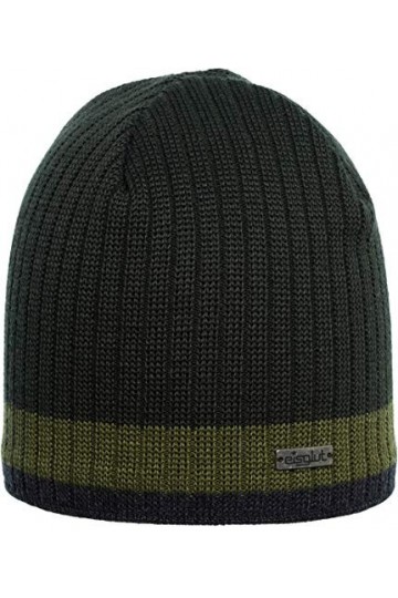 Eisglut Styrmir Merino Bonnet Femme, Olive, M 57-58cm