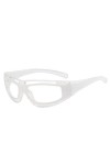 HPIRME Lunettes de soleil de sport en plein air femmes lunettes de soleil punk lunettes de soleil hommes lunettes UV400, F, t