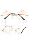 Didiseaon 4 Pièces Des Lunettes De Soleil Verres Nuage Décoratifs Lunettes De Fête Sur La Plage Lunettes Nuage Lunettes De So