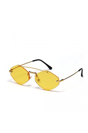 HPIRME Lunettes de soleil surdimensionnées femmes nuances Vintage strass lunettes de soleil dégradé cadre UV400Women lunettes