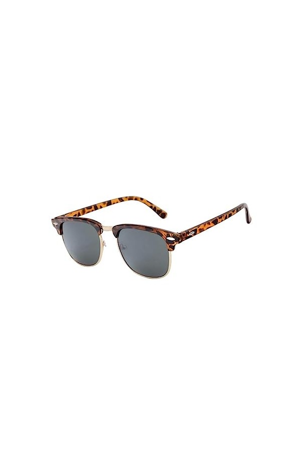 Lunettes de soleil de mode, lunettes de soleil demi-métal, lunettes de soleil pour femmes, protection UV, conduite en plein a