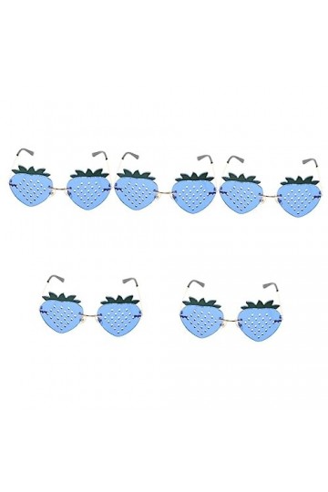 GALPADA 5 Paires Verres à La Fraise Lunettes De Soleil Tendance Pour Femmes Lunettes De Fraise Lunettes De Soleil De Mode Pou