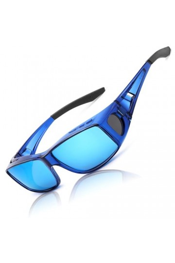 LVIOE Surlunettes Polarisées Hommes Femmes, Lunettes de Conduite Clip Lunettes de Soleil Anti-UVA UVB