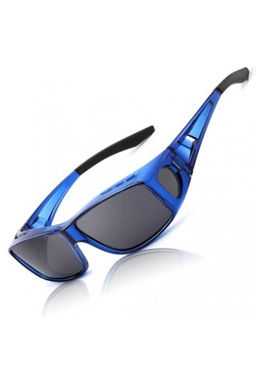 LVIOE Surlunettes Polarisées Hommes Femmes, Lunettes de Conduite Clip Lunettes de Soleil Anti-UVA UVB