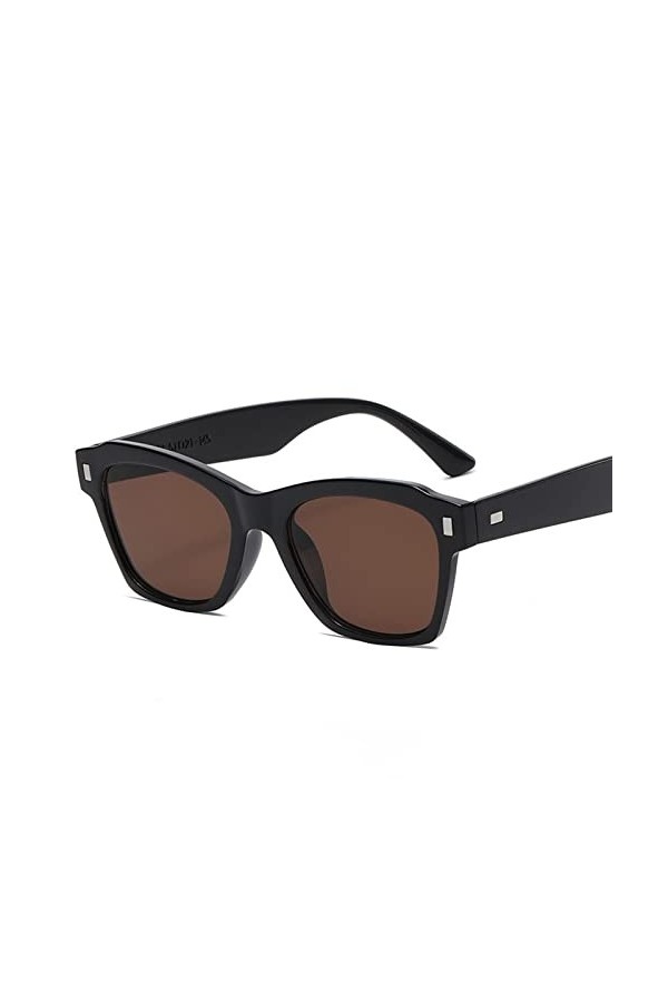 EkeNoz Lunettes de Soleil carrées en Plein air for Hommes et Femmes, Tendance, Shopping, UV400, Cadeau Color : B, Size : 1