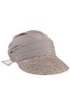 Seeberger Serie Rügen Casquette Souple, Marron-Braun Taupe 0086 , 57 cm Femme