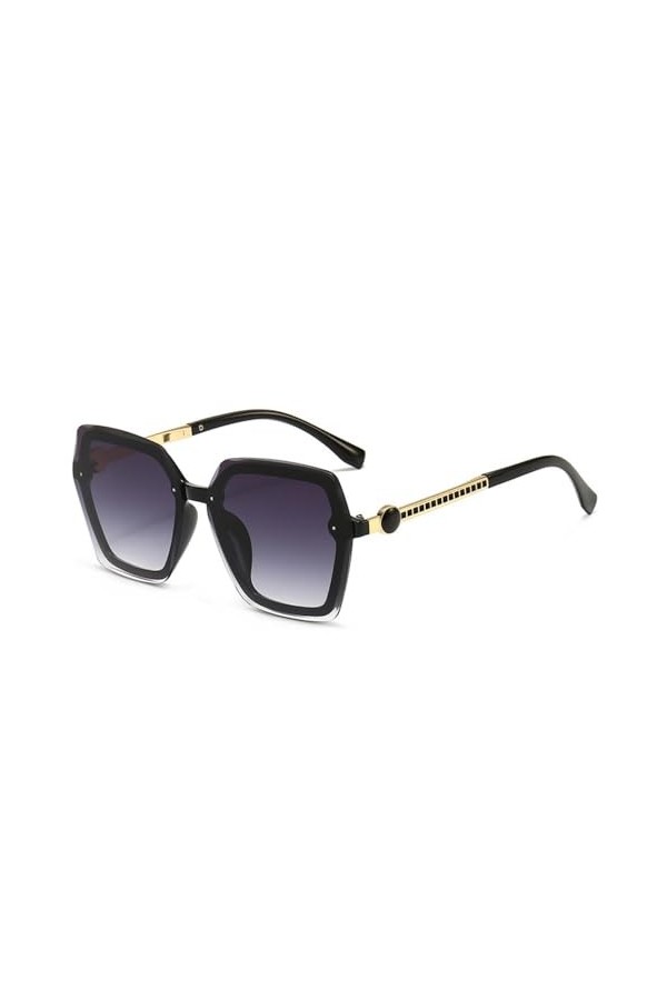 HCHES Femmes Hommes Lunettes de Soleil Vintage Rétro Carré Mâle Femme Voiture Conduite Lunettes dété UV400 Lunettes Lunettes