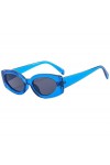 EkeNoz Lunettes de soleil à monture ovale for hommes et femmes, style Hip-hop, plage, plein air, tendance, Shopping, UV400, c