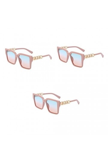 SOIMISS 3 Pièces Lunettes De Soleil à Monture Carrée Des Lunettes De Soleil Lunettes De Soleil Carrées Pour Femmes Lunettes D