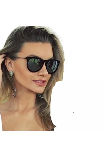 NOGRAX Lunettes de soleil Lunettes de soleil Femme Nuances Classique Femme Lunettes de soleil Con, noir/argenté, A