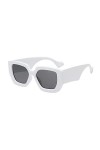 HPIRME Lunettes de soleil surdimensionnées à grand cadre femmes lunettes de soleil de voyage pour lunettes femmes UV400, gris