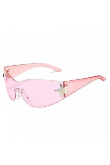 FOOOZ Lunettes de soleil de sport punk de luxe femmes lunettes de soleil une pièce hommes lunettes de protection UV400 lunett