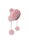 Bonnet dhiver pour femme - En fausse fourrure - Avec pom - Chapeau - Oreilles chaudes - Kint - Doublé - Joli chapeau de neig