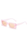 HPIRME Lunettes de soleil rectangulaires rétro femmes et hommes Vintage petites lunettes de soleil carrées lunettes de protec