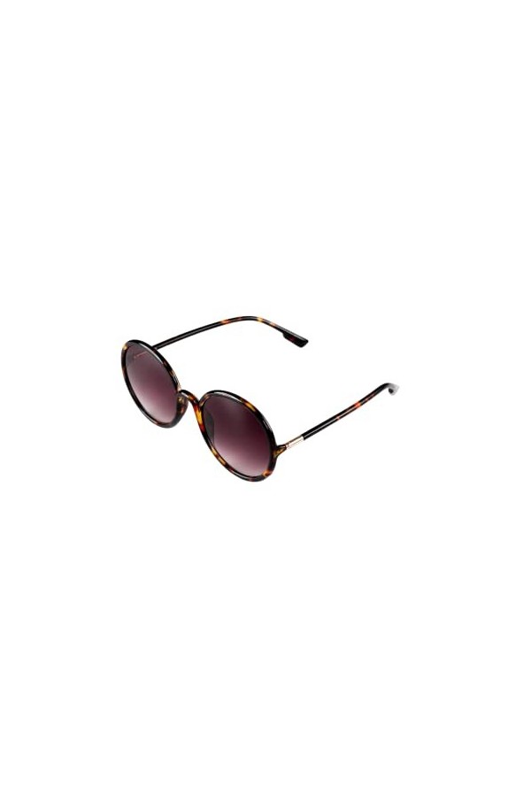 YUSSIMI eyewear - Lunettes de Soleil - Sarah - Oversize Rondes - Marron - Design - Protection Solaire Garantie des UV 400 - F
