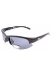 Rapid Eyewear hommes et femmes lunettes de soleil polarisées bifocales + 2.50. Lunette avec segment de lecture pour sport, co