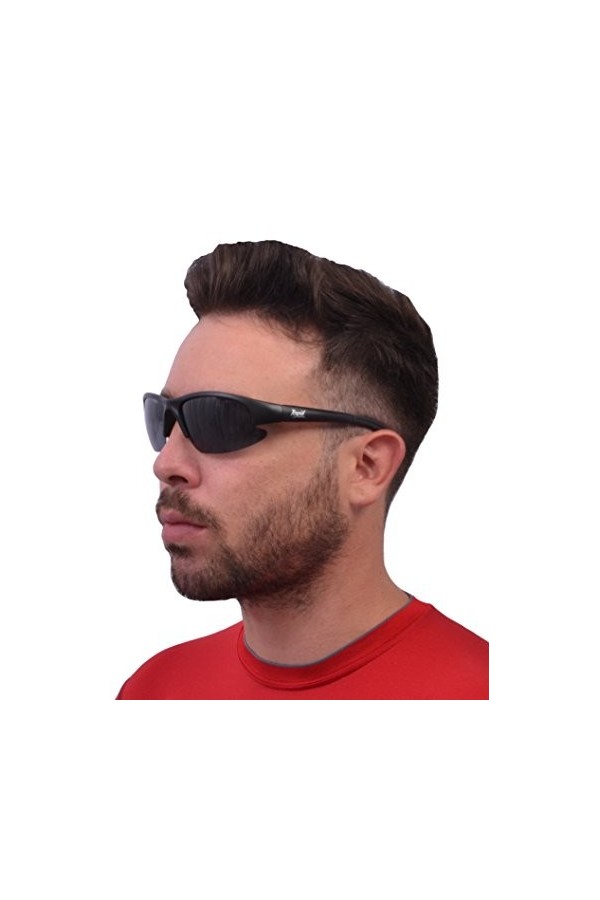 Rapid Eyewear lunette de soleil verre fumées pour hommes et femmes. Lunettes catégorie 4 pour les personnes souffrant de phot