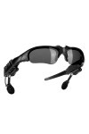 Tatiy Lunettes de soleil Bluetooth intelligentes, verres de sport sans fil Écouter de la musique faire des appels téléphoniqu