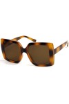 PETOLY Lunettes De Soleil Femme Sunglasses Lunettes Fête Vintage Fashion Star Grande Monture Carrée Lunettes De Soleil Homme 