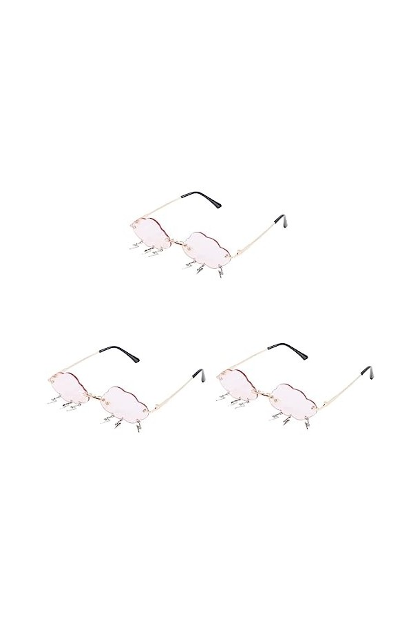 Abaodam 3 Paires Lunettes De Soleil Nuage Des Lunettes De Soleil Lunettes De Soleil Tendance Pour Femmes Lunettes De Soleil D