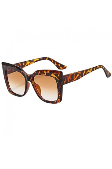 EkeNoz Oeil de chat grand cadre hommes et femmes lunettes de soleil de vacances en plein air à la mode banlieue Shopping lune