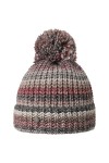 Lierys Bonnet à Pompon Finja Femme - Made in Germany en Tricot pour lhiver avec Revers, Revers Automne-Hiver - Taille Unique