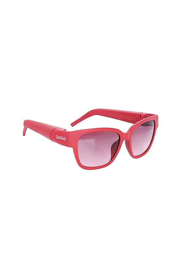 Lunettes de soleil carrées pour homme et femme - Visière plate - Temples de rangement amovibles - Lunettes rétro tendance pou