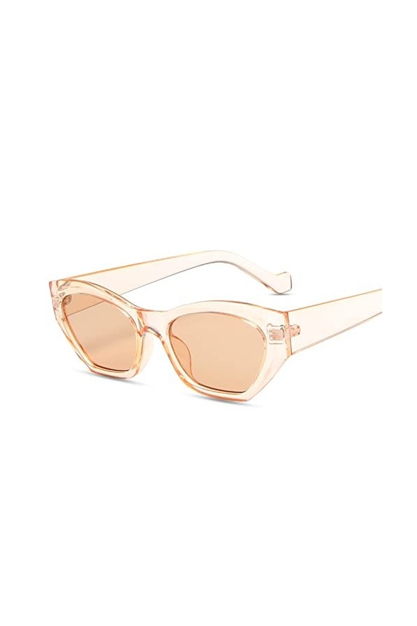 Lunettes de soleil rétro œil de chat for hommes et femmes, for vacances en plein air, tendance, Shopping, cadeau Color : E, 