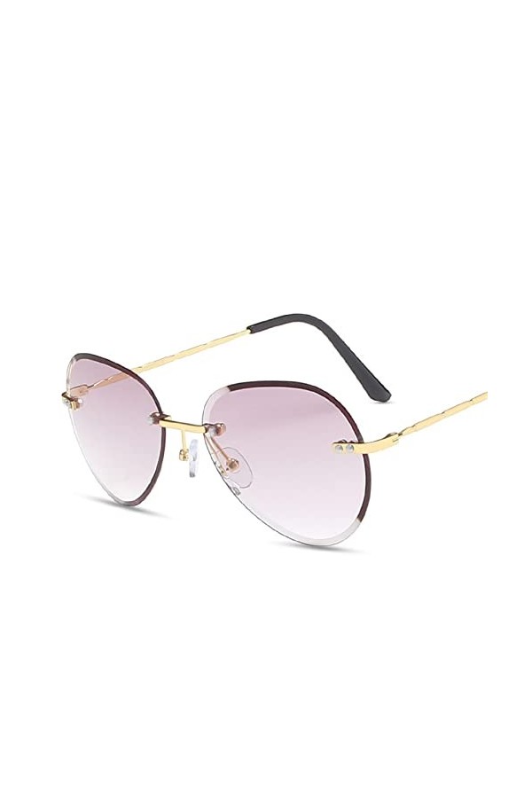 EkeNoz Femmes sans monture plage fête en plein air vacances lunettes de soleil à la mode banlieue Shopping lunettes de soleil