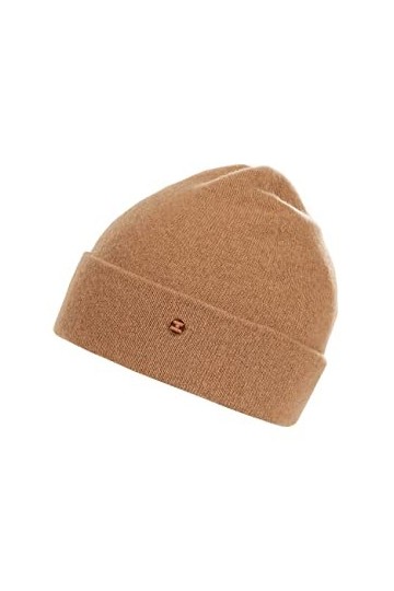 BICKLEY + MITCHELL 2173-01-12-87 Bonnet en Cachemire et Laine mérinos pour Femme, Camel, Taille Unique