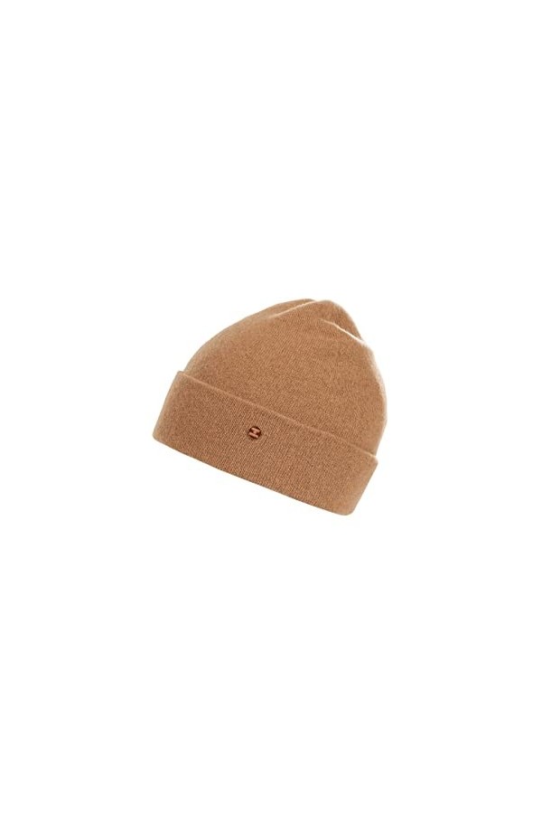 BICKLEY + MITCHELL 2173-01-12-87 Bonnet en Cachemire et Laine mérinos pour Femme, Camel, Taille Unique