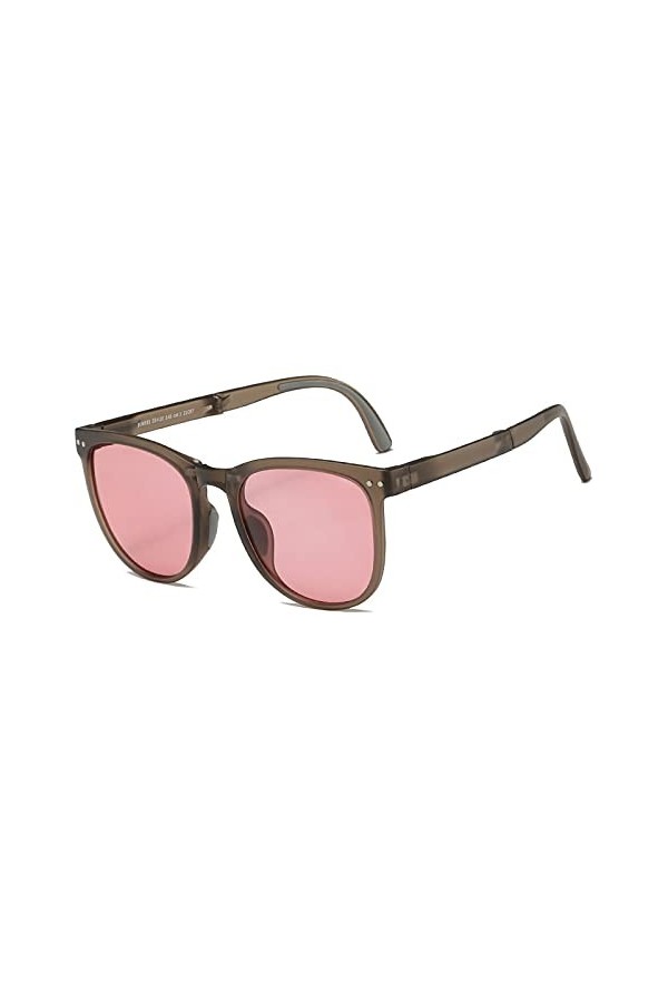 LADRENTDU Pliantes Lunettes De Soleil À Coussin Dair De Poche Pour Femme Lunettes De Soleil De Conduite Anti-ultraviolets Po