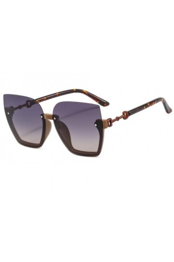 Lunette De Soleil Homme Lunettes De Soleil Polarisées Haute Définition Pour Femmes Lunettes De Soleil Demi-monture À Bords Co