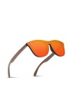 Ninesun lunettes de soleil polarisées en bois pour hommes et femmes Protection UV à la mode en plein air pour lunettes de con