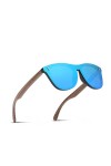 Ninesun lunettes de soleil polarisées en bois pour hommes et femmes Protection UV à la mode en plein air pour lunettes de con
