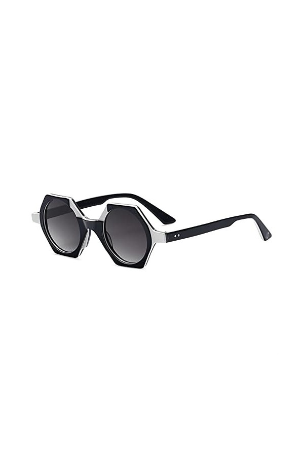 HNGM Lunettes de Soleil Lunettes de Soleil de Luxe de Luxe de Luxe Conception rétro Lunettes de Soleil Rondes féminines Femme