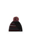 Eisbär Hurry Pompon MÜ Bonnet Noir/Gris/Anthracite/Blanc