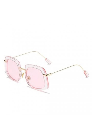 HPIRME Lunettes de soleil carrées polygone femmes lunettes de soleil Vintage hommes lunettes dégradé nuances UV400 verre sola