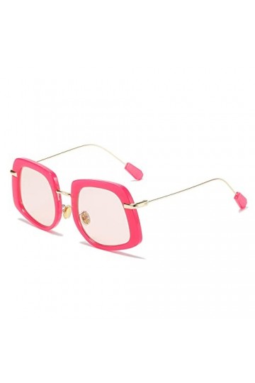 HPIRME Lunettes de soleil carrées polygone femmes lunettes de soleil Vintage hommes lunettes dégradé nuances UV400 verre sola