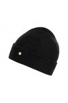 BICKLEY + MITCHELL 2173-01-12-20 Bonnet en Cachemire et Laine mérinos pour Femme, Noir, Taille Unique