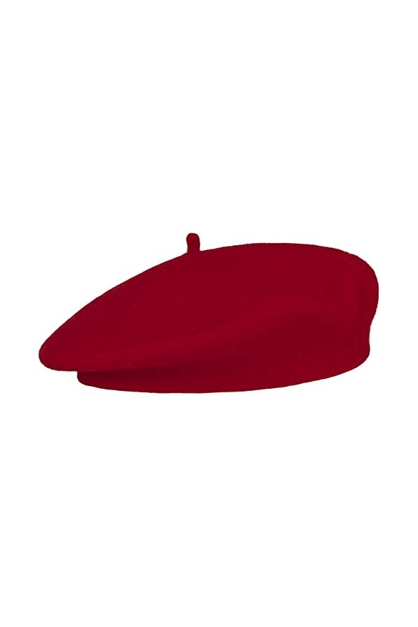Barascon Béret pour Enfant béret Basque dhiver Taille Unique - Rouge , 49-53