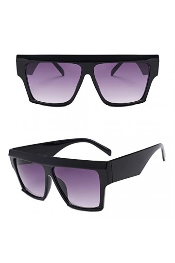 HCHES Lunettes de soleil carrées vintage oversize femmes lunettes de soleil nuances dété lunettes de dégradé sexy UV400, 4, 