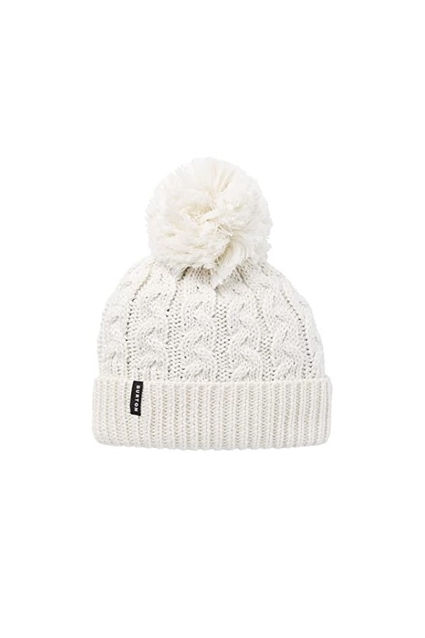 Burton Femme Zippy Fleece-lined Bonnet, True Black, Taille unique EU